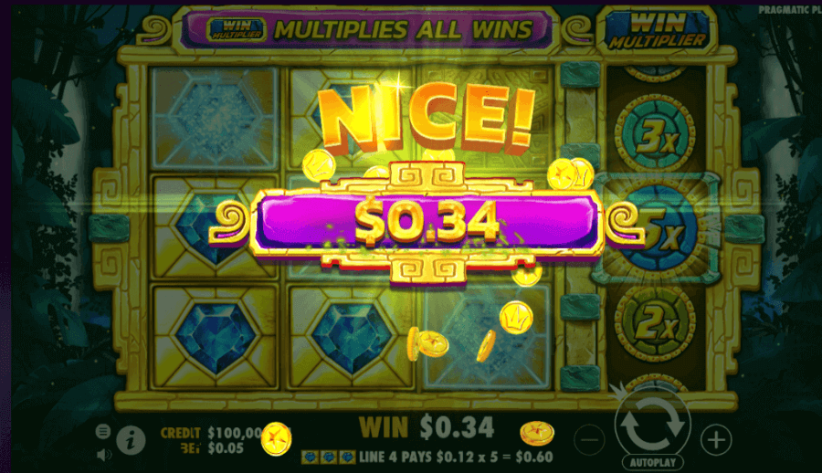 โบนัส สล็อต ฟรีสปินในเกม Aztec