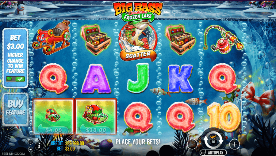 สล็อต Big Bass Christmas Frozen Lake