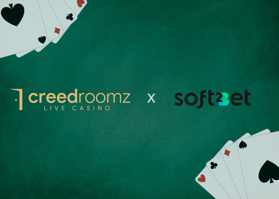 CreedRoomz เซ็นสัญญาเป็นซัพพลายเออร์คาสิโนสดรายใหม่ Soft2Bet