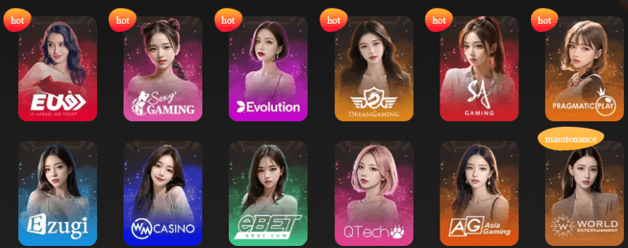 เกมคาสิโนสดที่ EU9TH