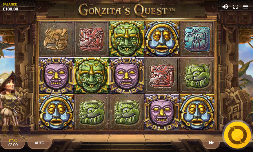 รีวิวเกมสล็อตออนไลน์ Gonzita's Quest
