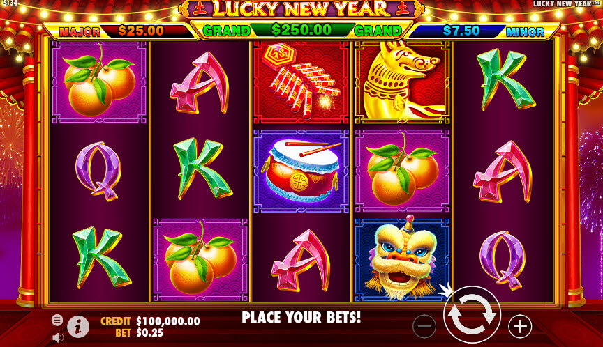 รีวิวเกมสล็อตปีใหม่ Lucky New Year