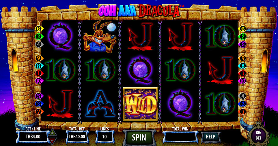 รีวิวเกมสล็อตออนไลน์ RTP สูง OOH AAH Dracula