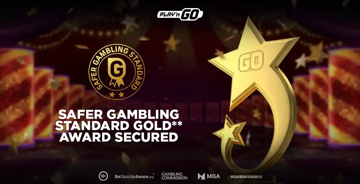 <strong>Play’n Go ได้รับรางวัลเกมพนันออนไลน์ที่ปลอดภัยกว่าจาก GamCare</strong>