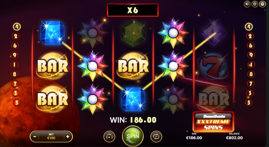 สล็อต Starburst XXXTreme (NetEnt)