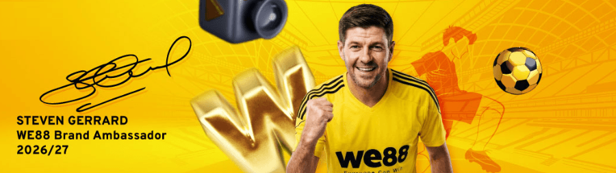 สตีเว่น เจอร์ราร์ด บรนด์แอมบาสเดอร์ของ WE88