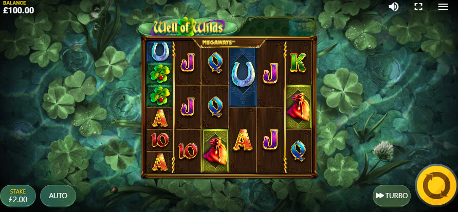 เกมสล็อตออนไลน์ความผันผวนสูง Well of Wilds Megaways