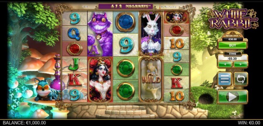 หน้าของเกม White Rabbit Megaways
