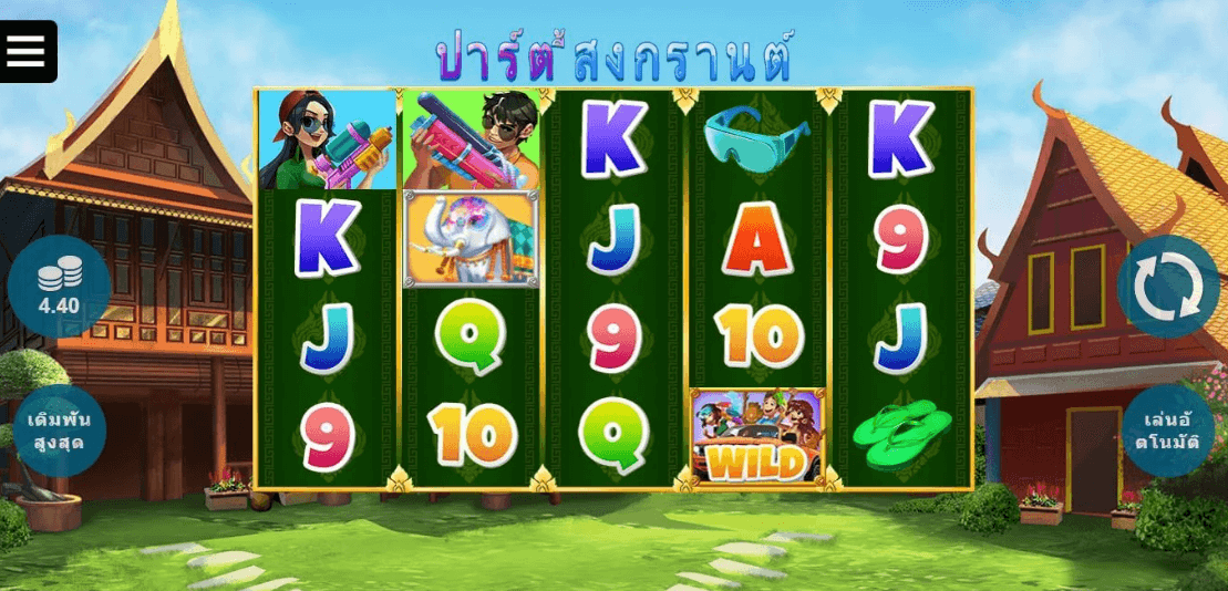 ทดลองเล่นสล็อตออนไลน์ Songkran Party ฟรี