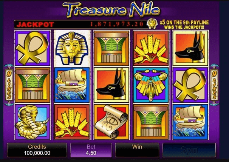 รีวิวเกมสล็อตออนไลน์ Treasure Nile