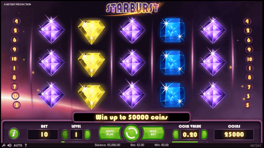 เกมสล็อต Starburst