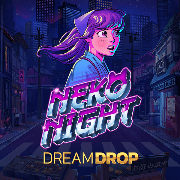 รีวิวเกมสล็อตแจ็คพอต Neko Night Dream Drop
